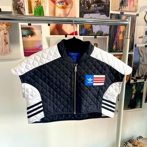 Rita Ora for Adidas crop jacket 🤩